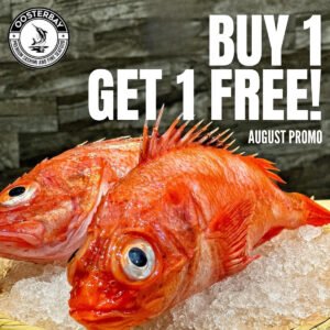 [SG60 PROMO] BUY 1 GET 1 FREE - Hokkaido Kinki Thornyhead Fish - Whole Round (500g-600g)