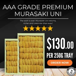 AAA Premium Grade Murasaki Uni (250g)