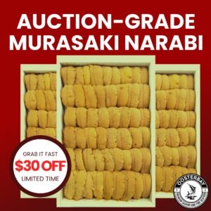 [LIMITED TIME] Auction Grade AAA Murasaki Narabi Uni (250g)