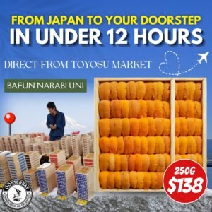 [JAPAN AIR-FLOWN] Toyosu Auction-Grade Bafun Narabi Uni (250g)