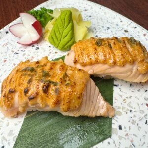 Salmon Aburi Mentai Nigiri