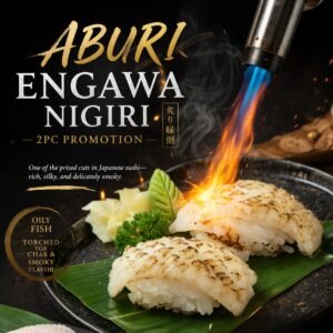[PROMOTION] Aburi Engawa Nigiri
