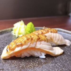 Salmon Aburi Mentai Nigiri