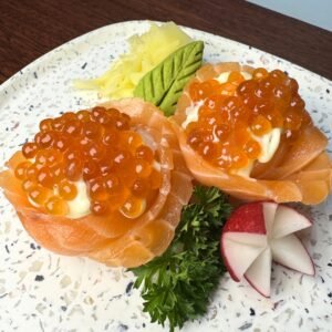 Salmon Hana Ikura Roll