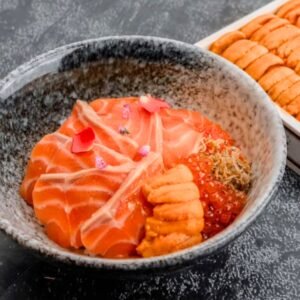 Uni Salmon Ikura Chirashi Don