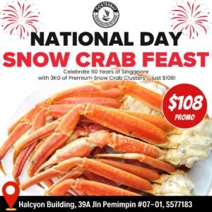[LIMITED-TIME] 5-Star Buffet Quality Snow Crab, 3KG for $108!