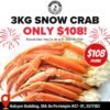 Snow Crab Cluster Bundle for $108 - 3kg (Approx. 15-18 Clusters)