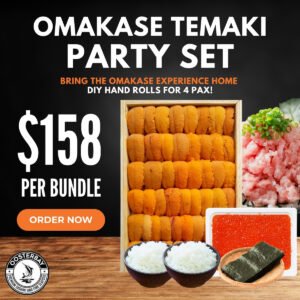 [LIMITED-TIME] Omakase Temaki Party Set – Uni & Negitoro (For 3-4 Pax Sharing)