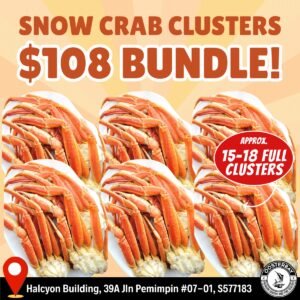 [LIMITED-TIME] 5-Star Buffet Quality Snow Crab, 3KG for $108!