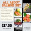 [SEPTEMBER SPECIALS] All About Salmon Set (Truffle Somen + Salmon Sashimi + Salmon Nigiri + Salmon Teriyaki)