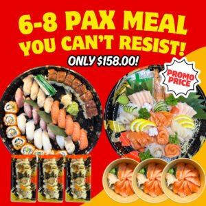 [EARLY BIRD PROMO!] OosterBay’s Sashimi & Sushi Celebration Feast (For 6-8 Pax Sharing)