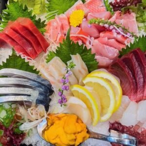 7 Type Tokusen Luxe Sashimi Platter w/ Fresh Uni