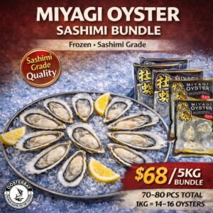 Crowd Favourites Miyagi Oyster Sashimi Bundle (5kg)