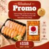 [WEEKEND SPECIAL] Salmon Nigiri Sushi 20-Piece Set + Hachi 八 “THE KING OF ALL UNI” AAA Bafun Uni (250g)