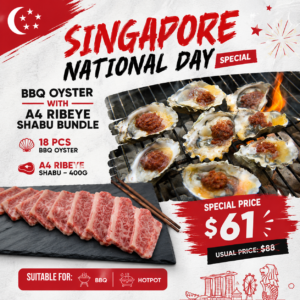 BBQ Oyster with A4 Ribeye Shabu Bundle